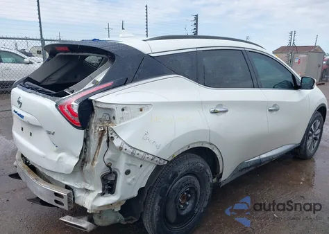 2017 Nissan Murano Sv z USA, uszkodzony, nr VIN 5N1AZ2MG7HN185543